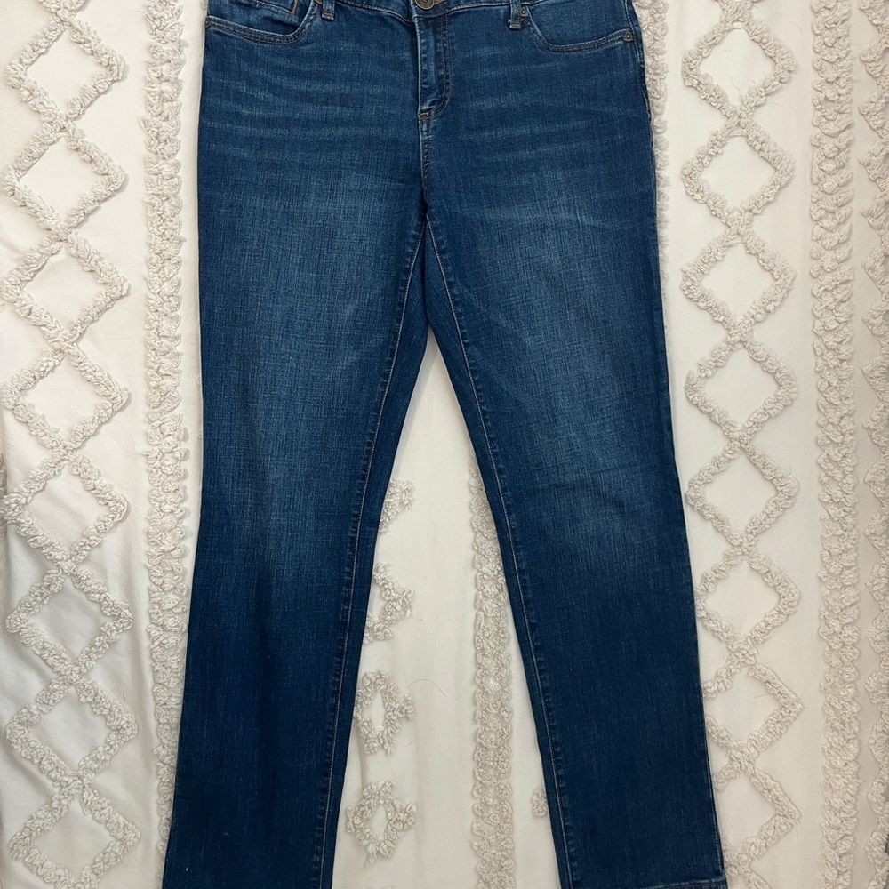 Kut from the Cloth, Katy Boyfriend, Classic Blue Women's Straight Leg Jeans